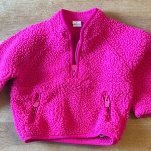 GAP Baby Hot Pink Sherpa Jacket